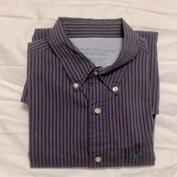 American Eagle Outfitters Button Down Shirt Size L - Picture 1 of 8